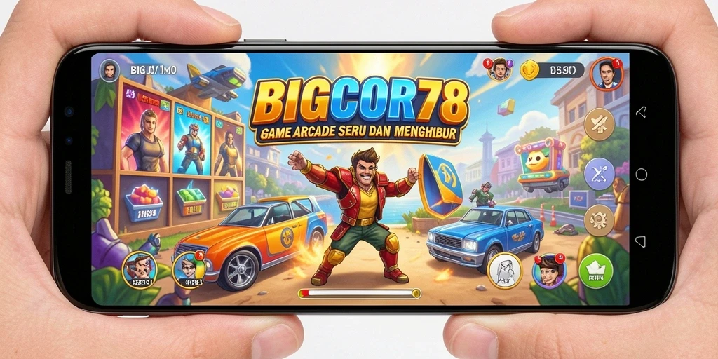 Tampak seru saat bermain BIGCOR78 dengan gameplay arcade yang dinamis.