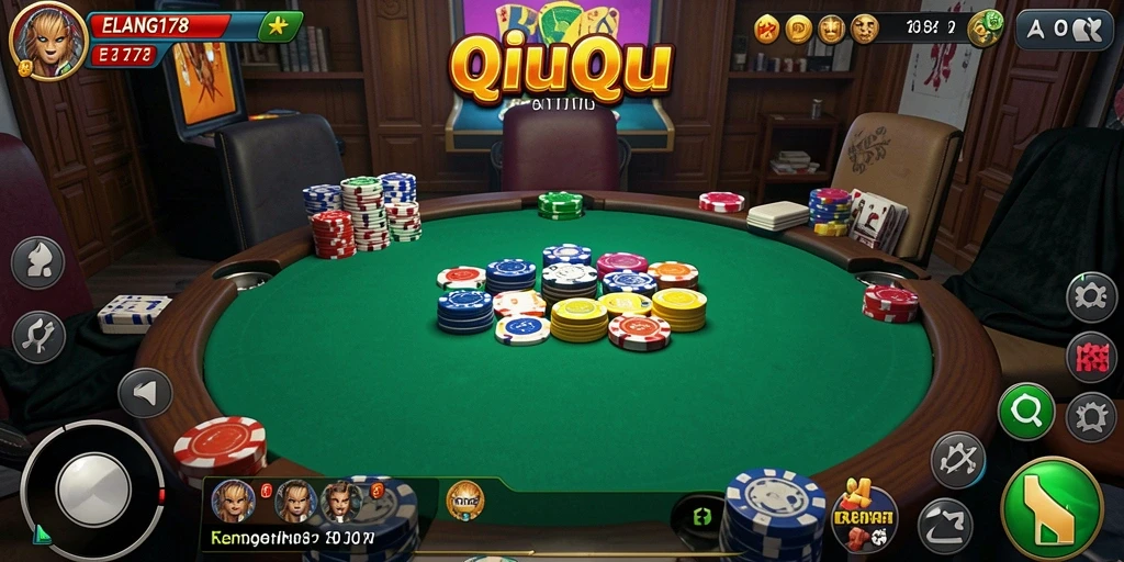 Tampilan gameplay seru dan interaktif ELANG178 QiuQiu.