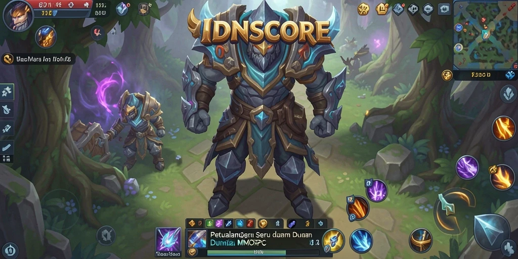 Gameplay seru di dunia fantasi <strong>IDNSCORE</strong> yang menantang.