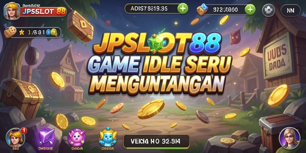 Screenshot permainan JPSLOT88 menampilkan gameplay Idle yang menghibur.