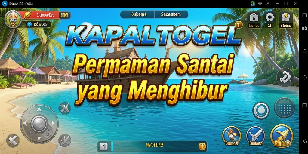 Tampilan gameplay KAPALTOGEL yang seru dan menarik.