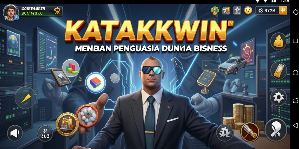 Tampilan gameplay KATAKWIN yang menantang dan interaktif.