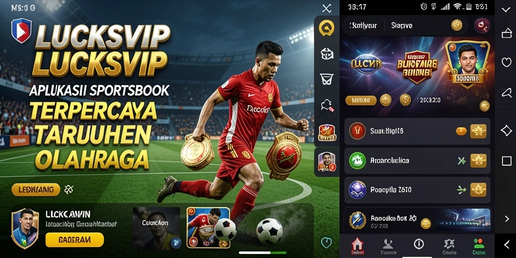 Tampilan gameplay LUCKSVIP saat bertaruh di olahraga.