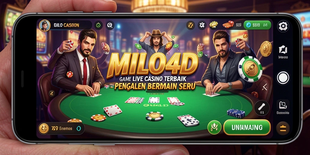 MILO4D menampilkan gameplay Live Casino menarik dengan dealer profesional.