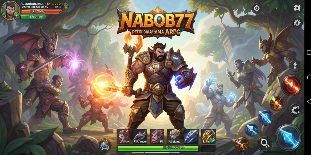Tampilan gameplay ARPG di NABOB77 yang menegangkan dan seru.