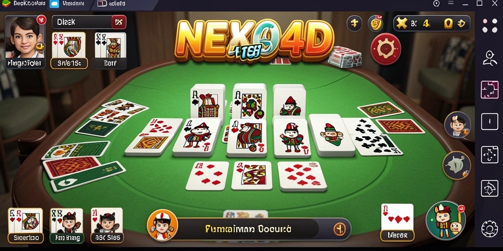 Tampilan gameplay seru dari NEKO4D menampilkan permainan Domino.