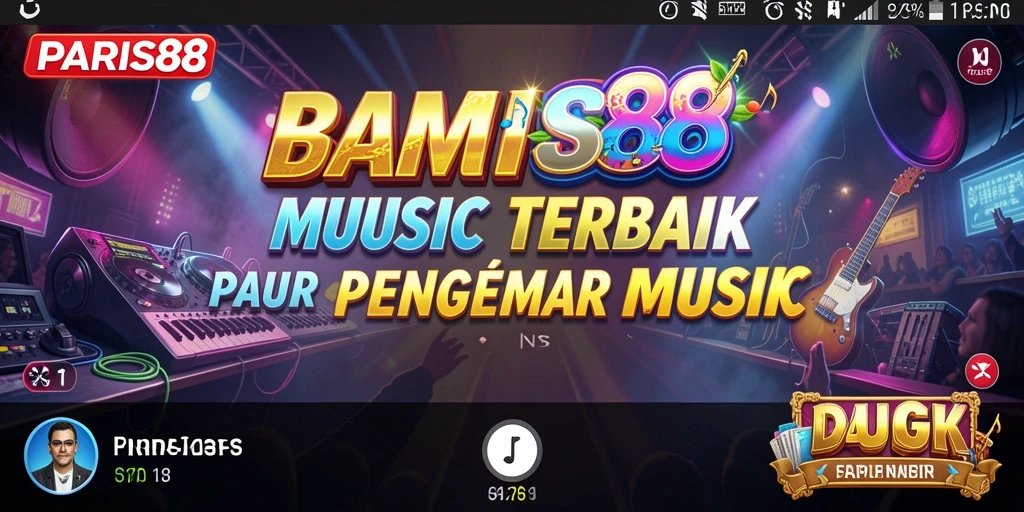 Tampilan gameplay <strong>PARIS88</strong> yang interaktif dan menarik saat bermain musik.