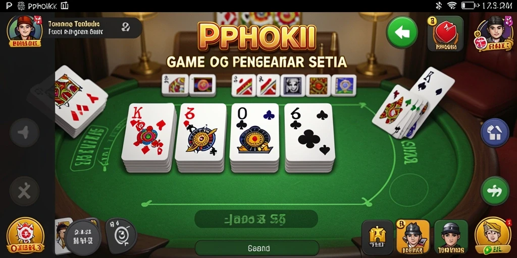 Screenshot gameplay PPHOKI menampilkan momen seru permainan Domino.