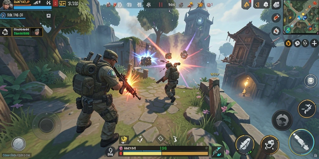 Tampilan gameplay seru RAKYATJP, tunjukkan strategi Anda dalam membangun kerajaan.