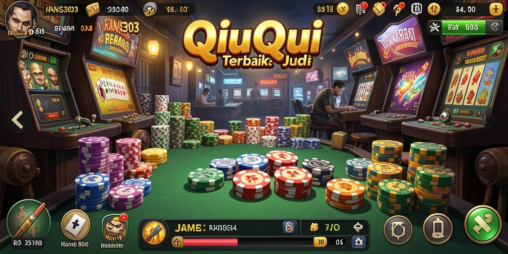 Gameplay RANS303 menunjukkan suasana seru saat bermain QiuQiu.
