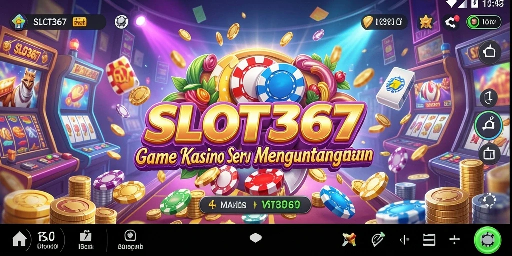 Tampilan menarik gameplay SLOT367 dengan slot yang berwarna-warni.