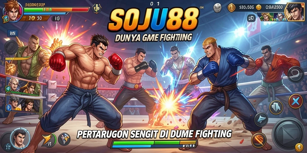 Screenshot gameplay SOJU88 menampilkan aksi bertarung yang mendebarkan.