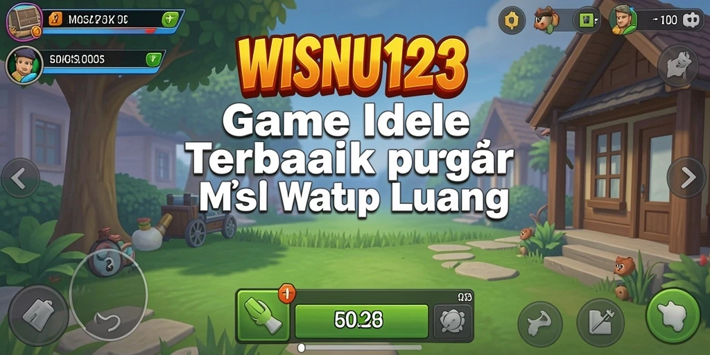 Tampilan gameplay aktif WISNU123 dengan karakter beragam dan grafis menarik.
