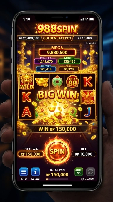 Screenshot fitur pencarian aplikasi di 988spin yang efisien.