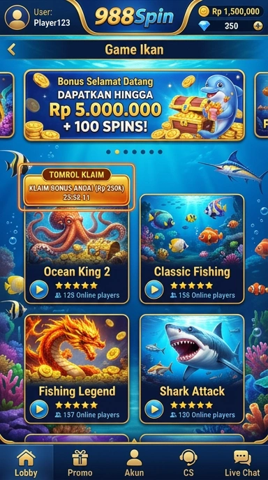 Contoh aplikasi populer yang tersedia di 988spin untuk diunduh.